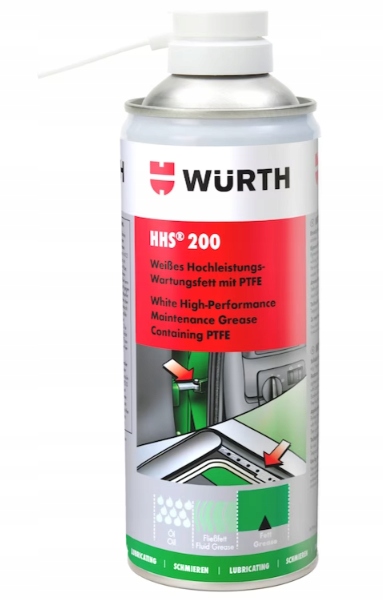 Wurth Hhs Grease biały smar z Ptfe Hhs 200