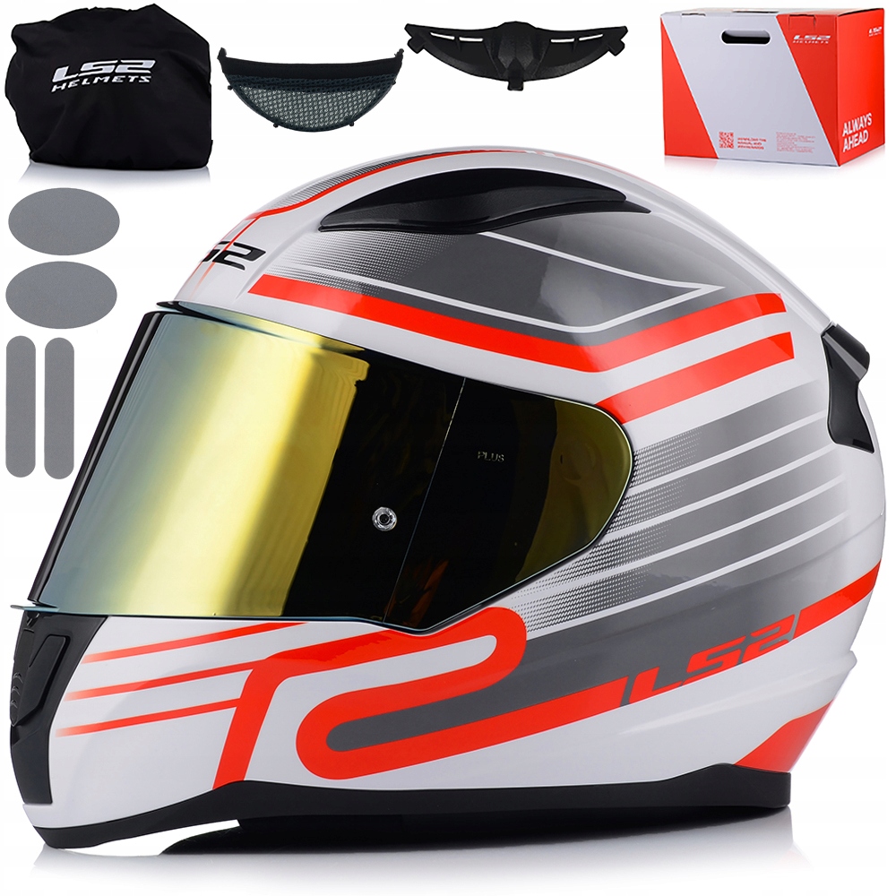 Motocyklová Prilba LS2 FF353 Rapid II Circuit Ece 22.06 Zlaté Sklo