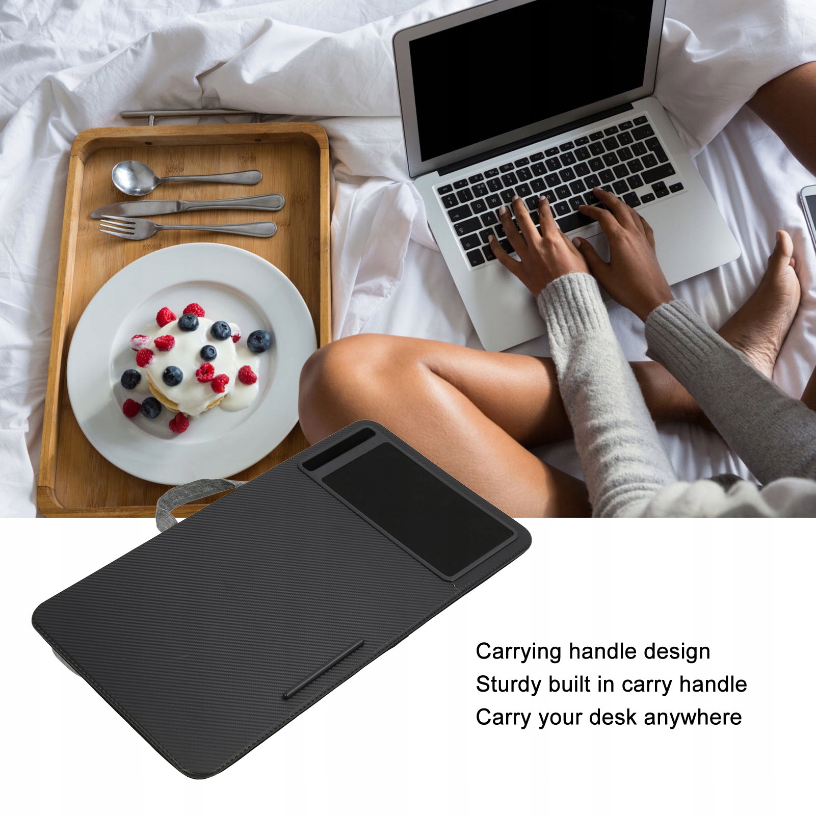 WIELOFUNKCYJNE PRZENOŚNE BIURKO NA LAPTOPA 15,6" Marka inna