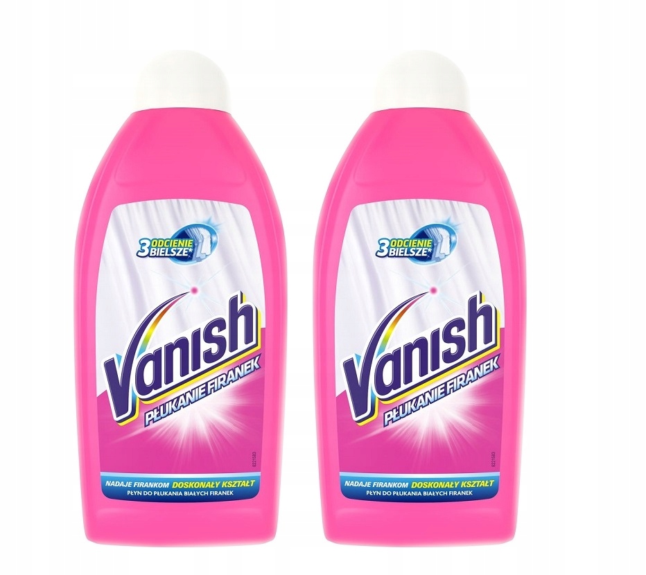 

Vanish Płyn do płukania firanek 2x500ml rozświetla