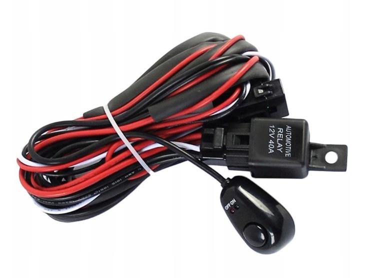 

Wiązka z przekaźnikiem i włącz. do lamp roboczych