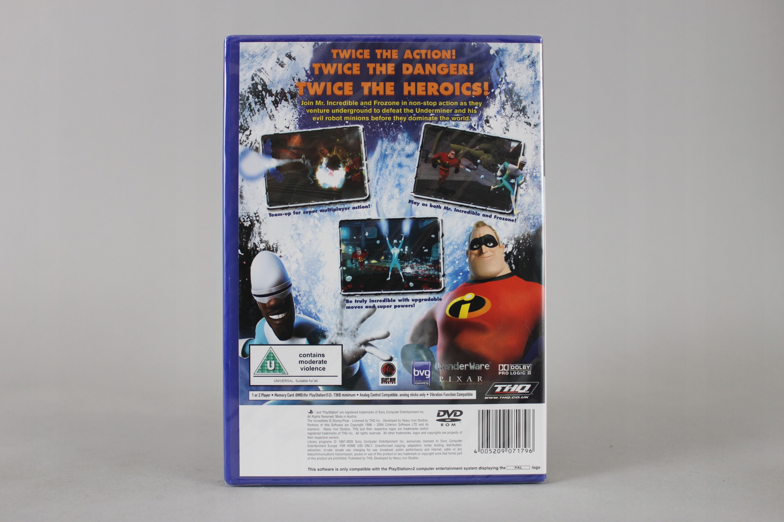 THE INCREDIBLES RISE OF THE UNDERMINER PS2 Tematyka przygodowe