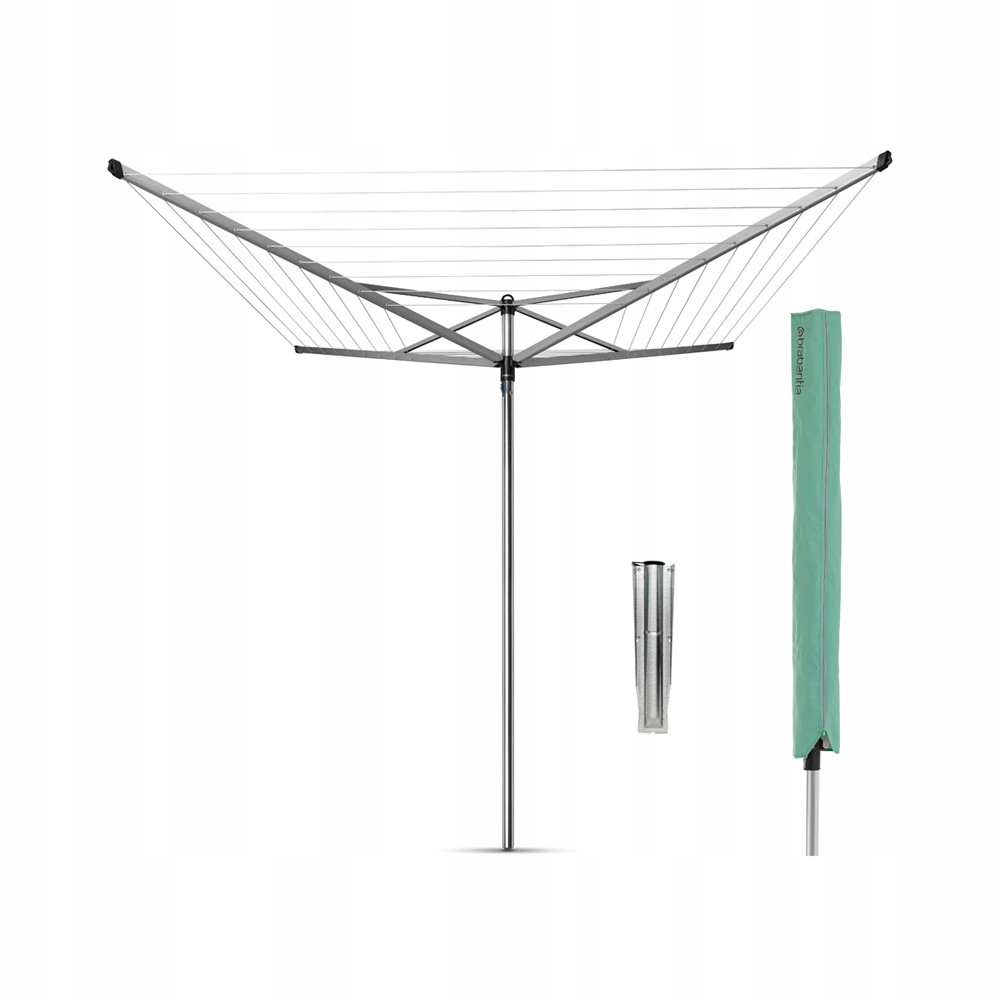 

Brabantia suszarka ogrodowa 50m 4ramiona do gruntu