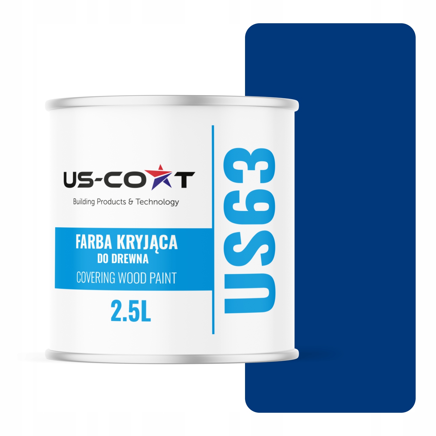 Barva Na Dřevo Pro Renovaci Dveří Ultra Mořská Modrá Lesklá 2,5 L