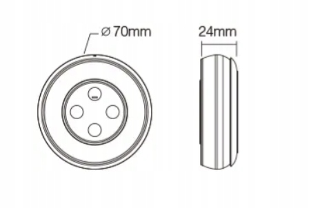 Pilot naścienny CCT MiBoxer S1-G szary Stan opakowania oryginalne
