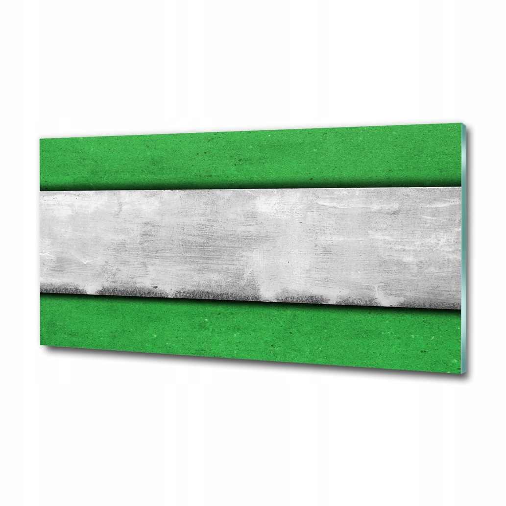 Sklenený obraz do obývačky farebný Zelený múr