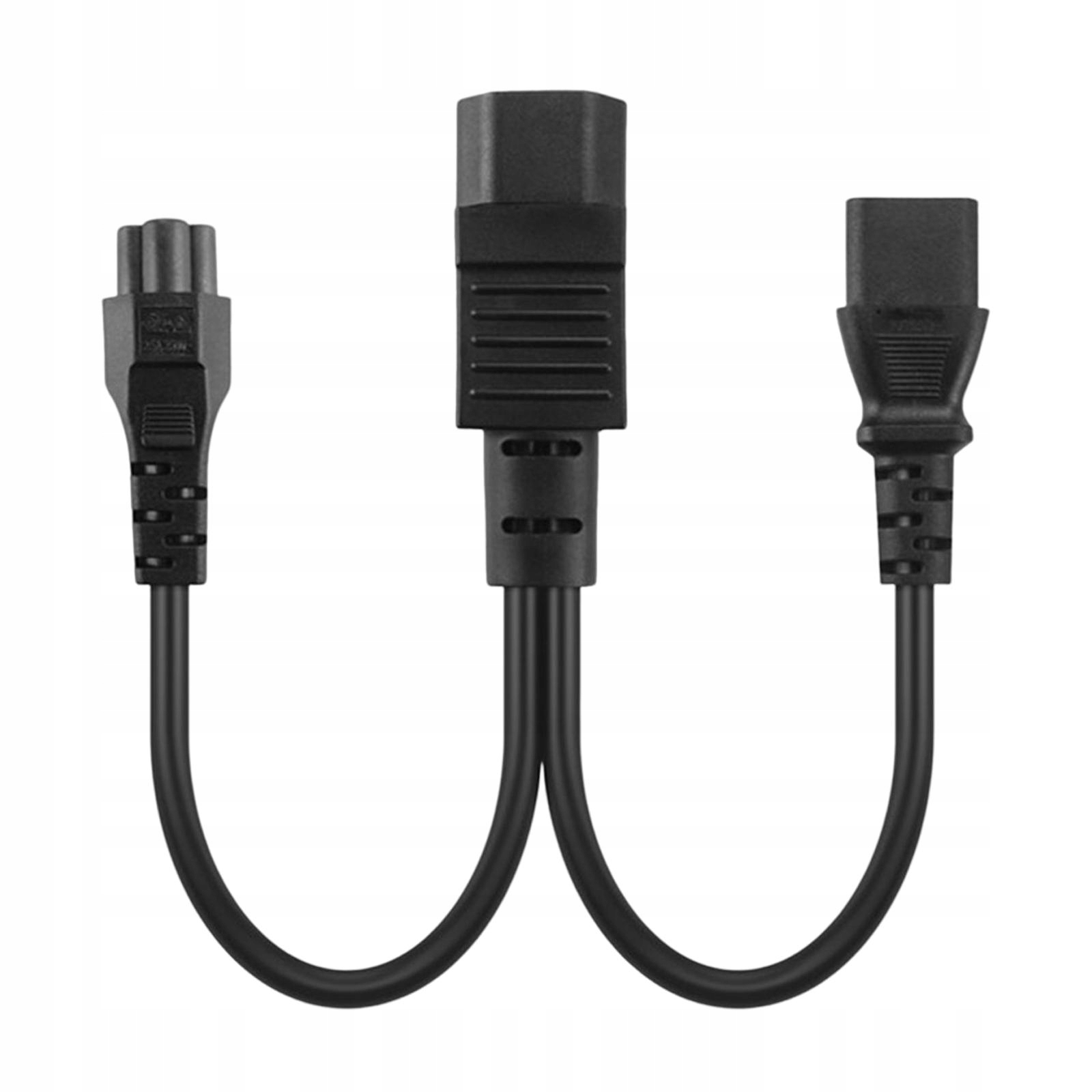 IEC320 C14 do IEC320 C13+C5 Rozgałęźnik Y Zas Marka Inna