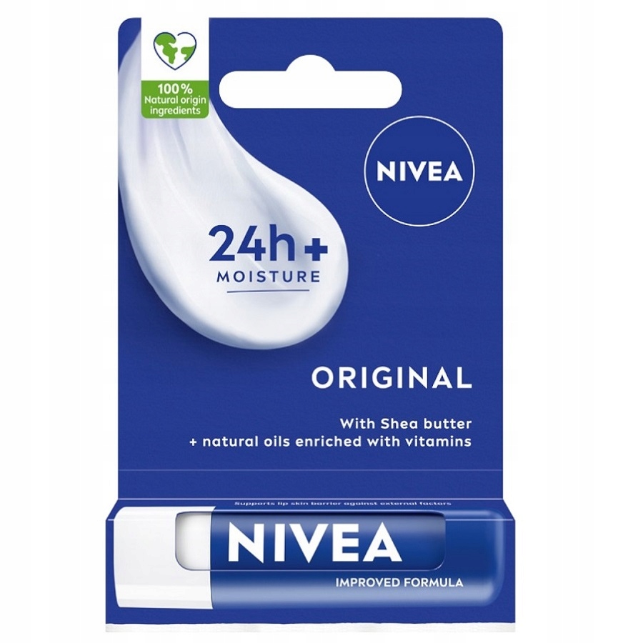 NIVEA Pomadka do ust pielęgnująca Original