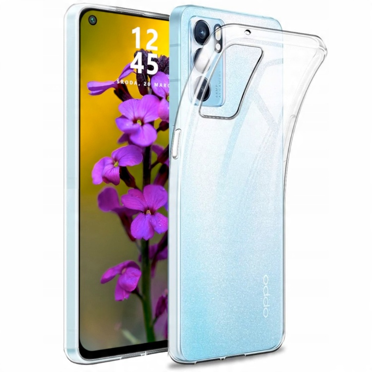 

Etui do Oppo Reno 6 5G gumowe Slim Clear View