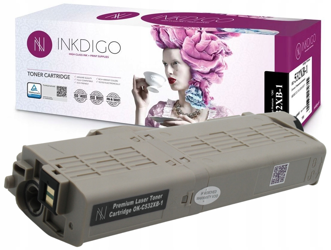 

Inkdigo Tuv Toner Oki C532 dn C542 MC563 Czarny