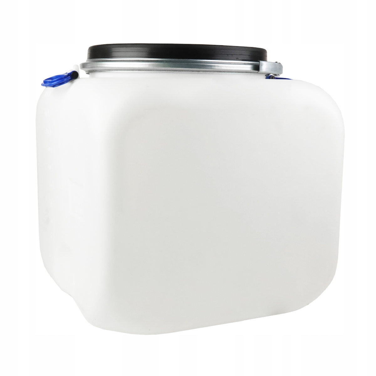 BECZKA PLASTIKOWA 100 L OBEJMA ATEST POJEMNIK ZBIORNIK NA WODĘ