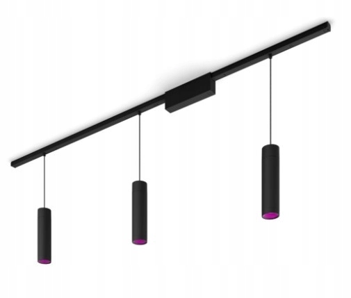 Sada Koľajnicový kábel 1,5 m 3x Led závesná lampa 15,6 W Cct Rgb Philips Hue