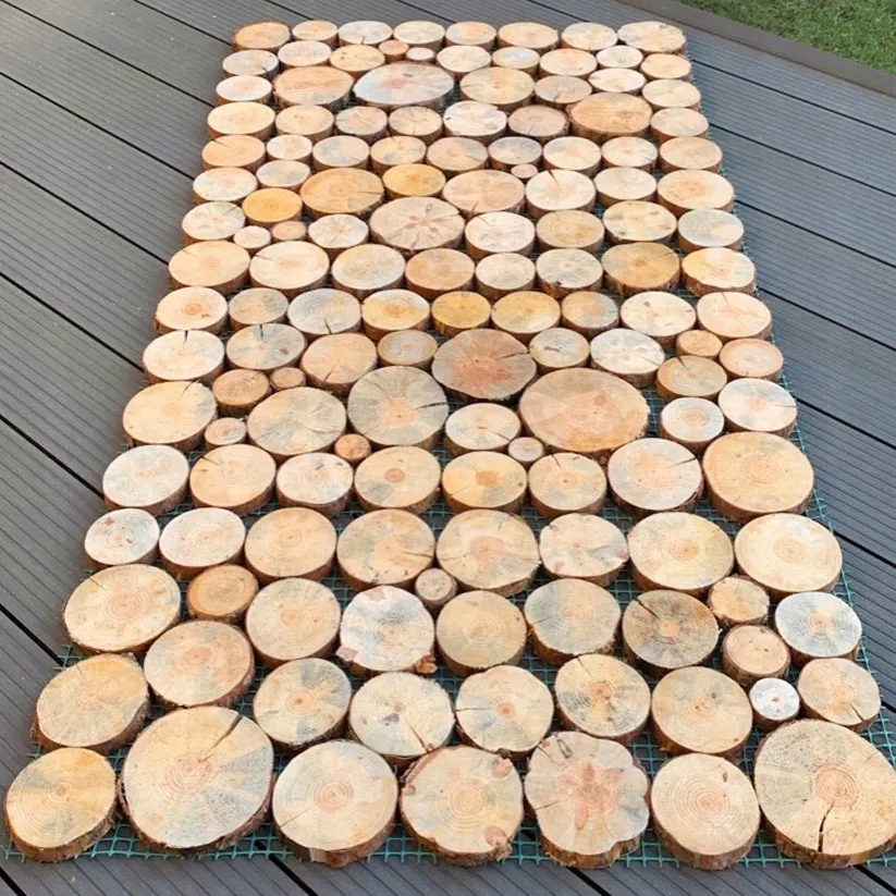 CHODNIK ŚCIEŻKA PŁYTKA OGRODOWA DREWNIANA OGRÓD Producent 3M