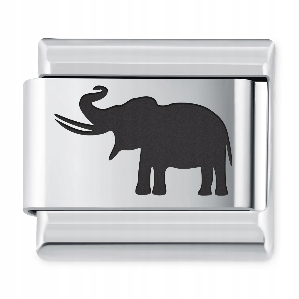 

Italian Charms Symbole Zwierzęta Słoń Grawer