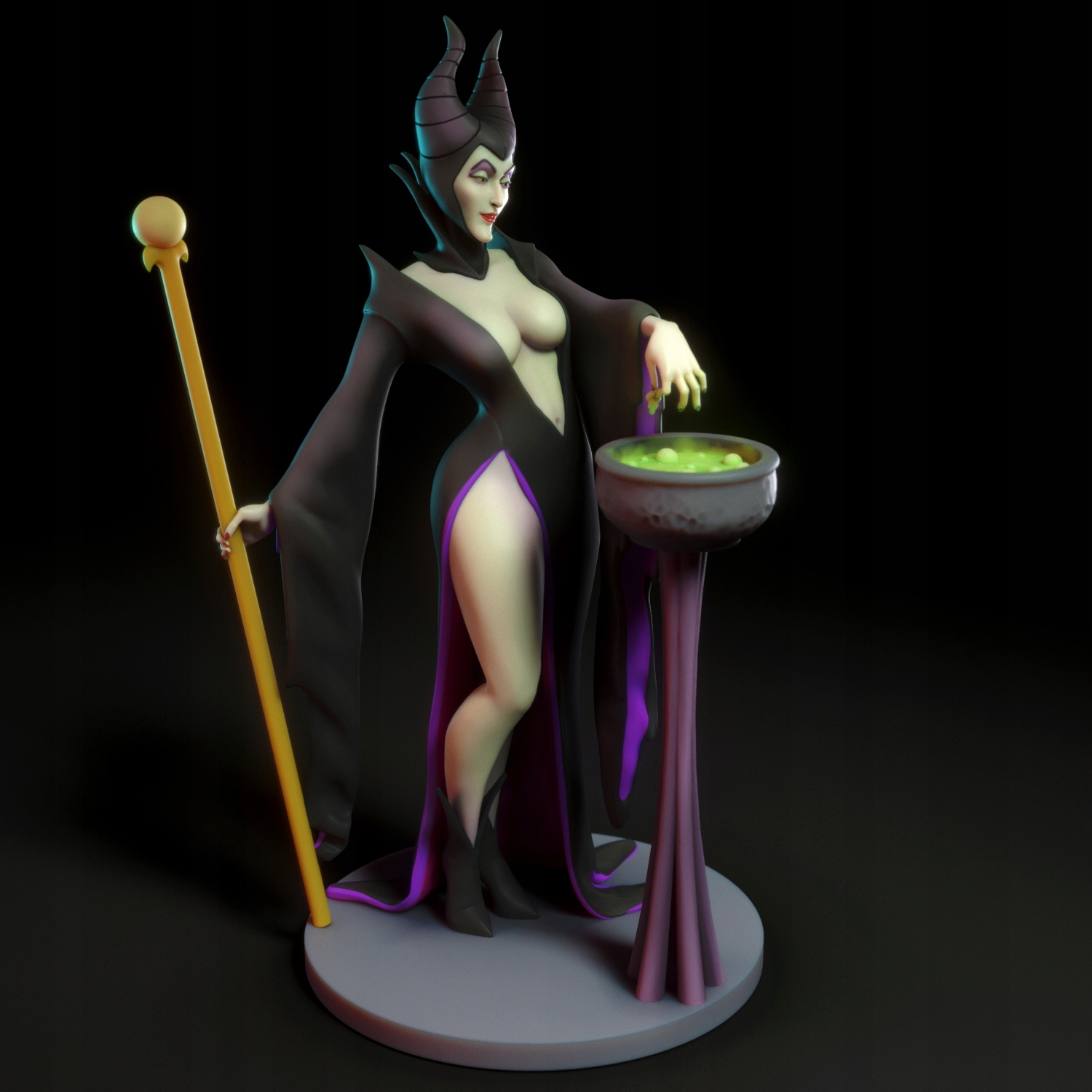(3DPT) - Maleficent - Pinup / NSFW Producent inny