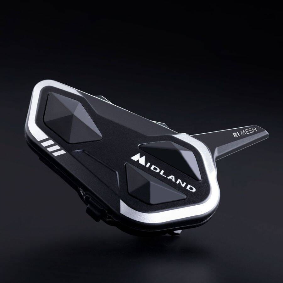 INTERKOM MOTOCYKLOWY MIDLAND R1 MESH BLUETOOTH DO 6 OSÓB JEDNOCZEŚNIE Limit sparowania do 6 interkomów
