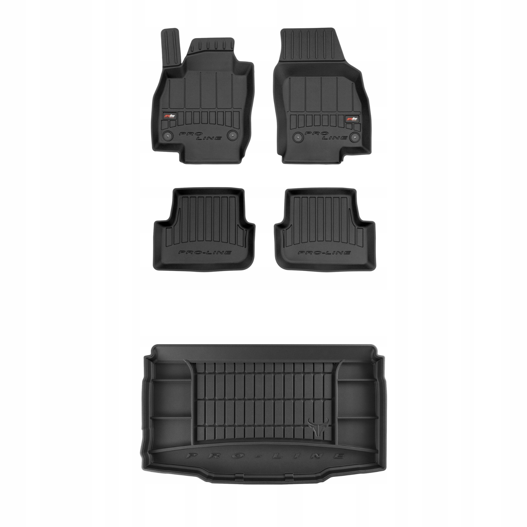 Sada gumových kobercov a rohoží pre Seat Ibiza V od roku 2017