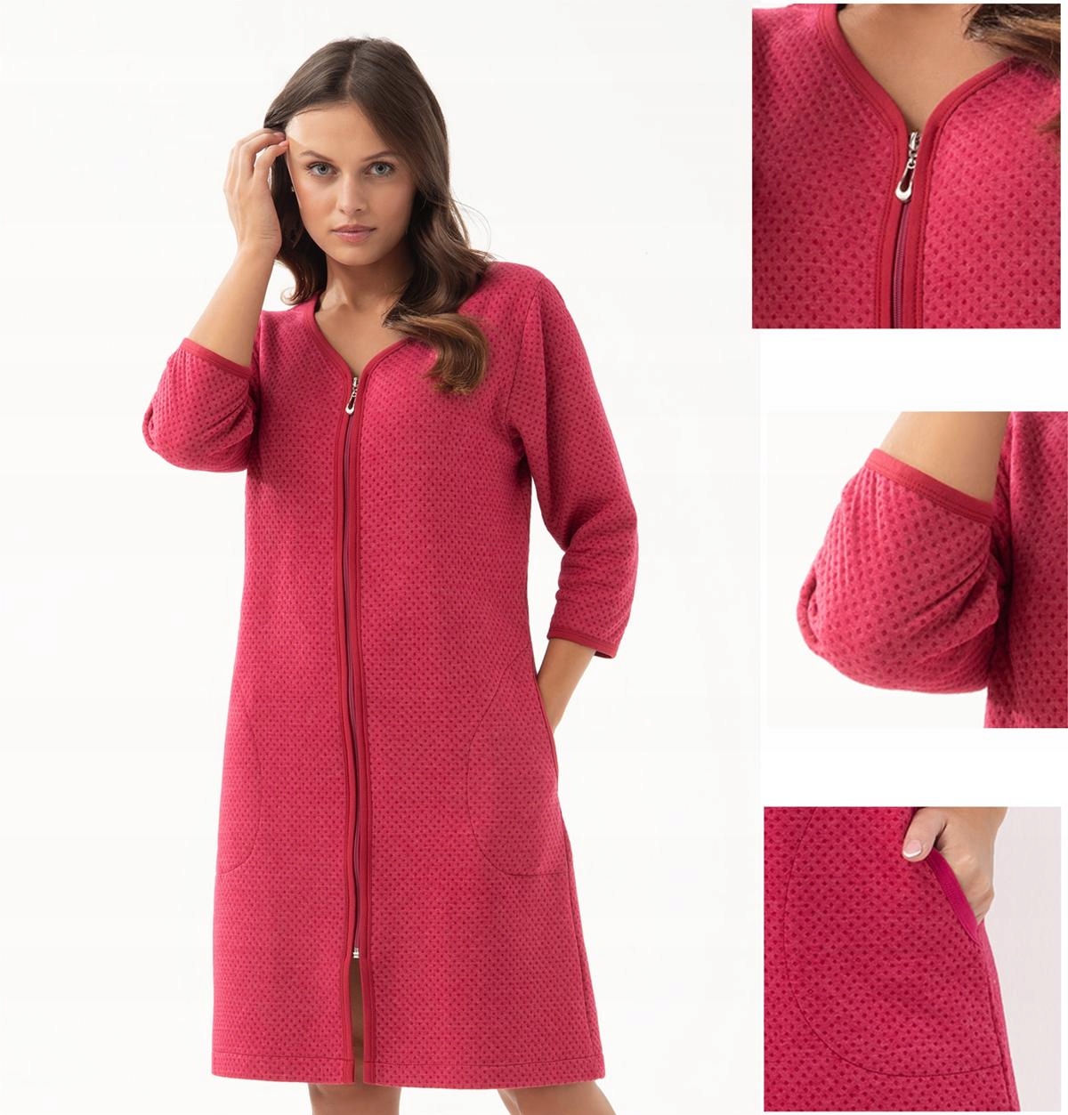 Dámský župan Luna kód 214 bordový L