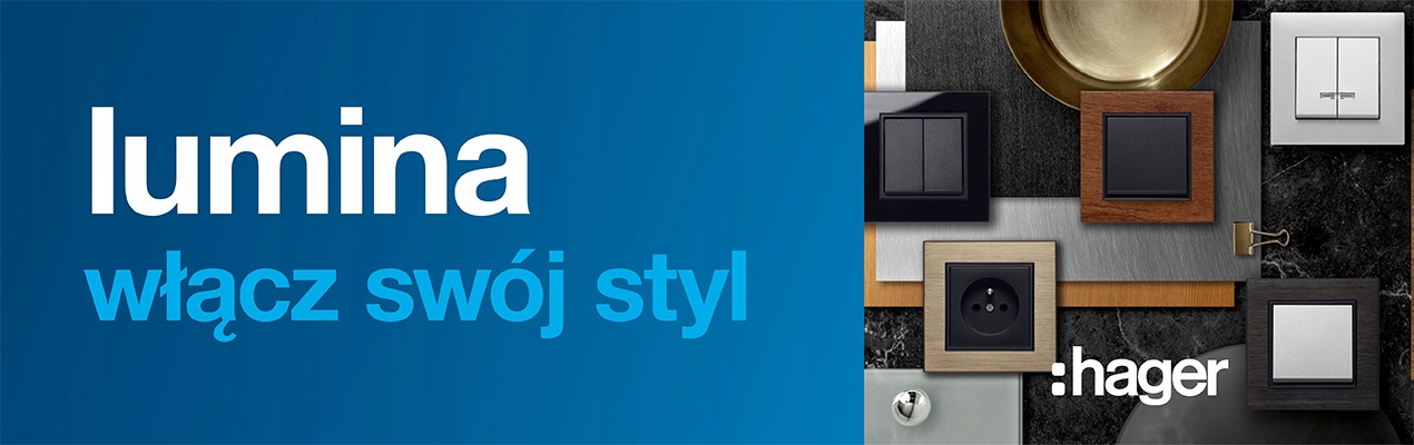 HAGER lumina intense Ramka pojedyncza biała WL5510 Kod producenta WL5510