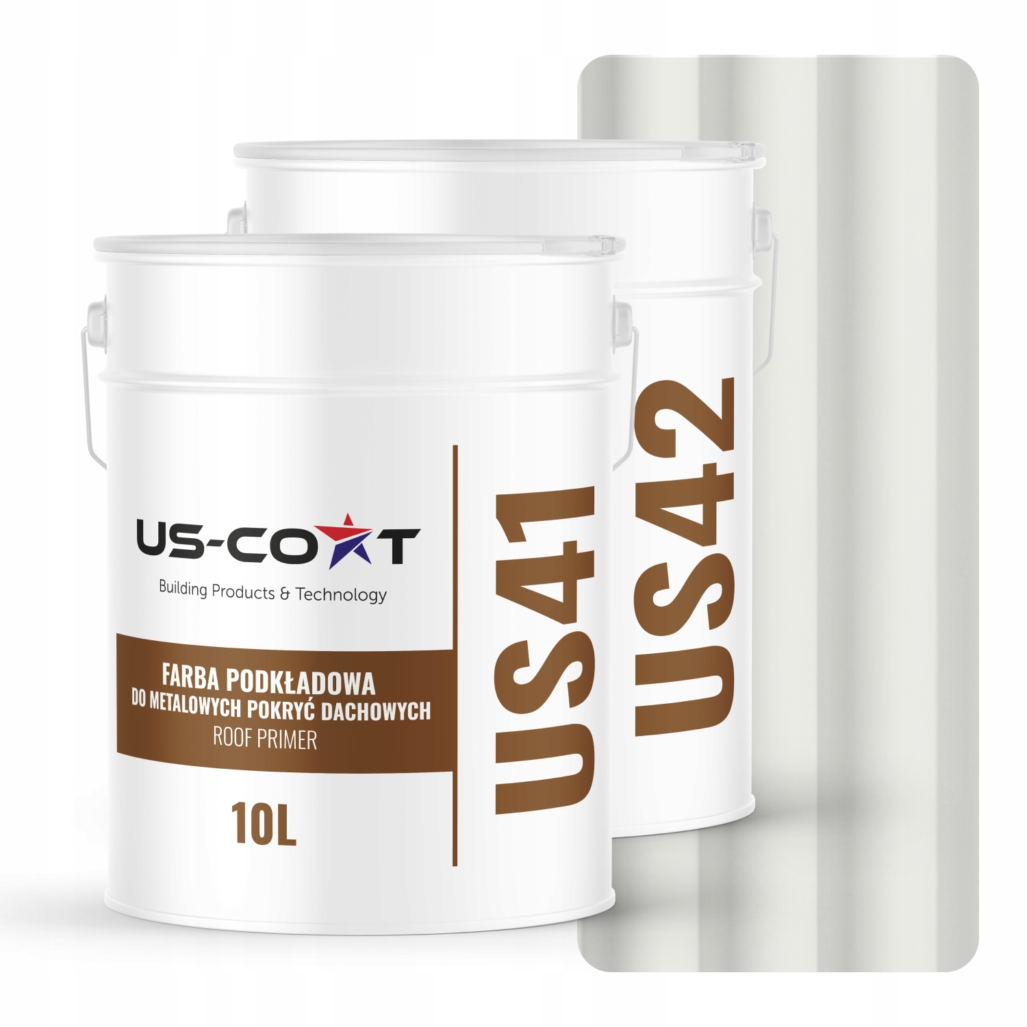 Farba Na Kovové Strechy Podložka Biela Signálová RAL9003 74 m2 Satén