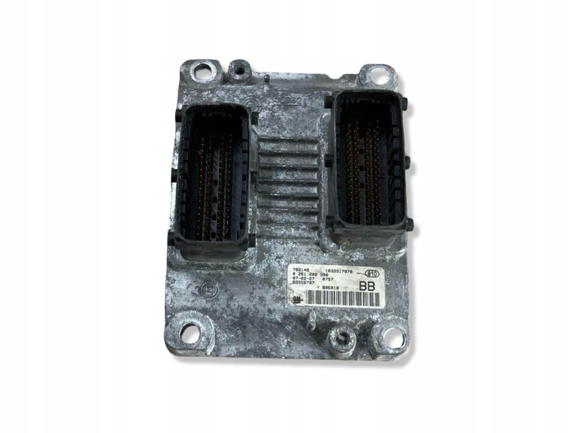 control unit of the engine Opel Astra H facelift 2007 55558787