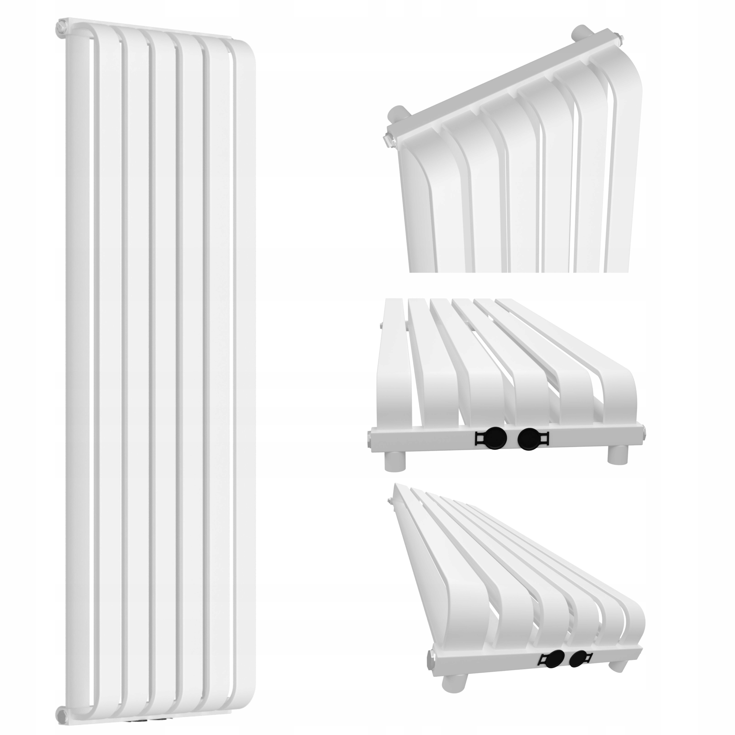 Dekorativní radiátor Amari Plus 1200x395 Bílý Mat Struktura