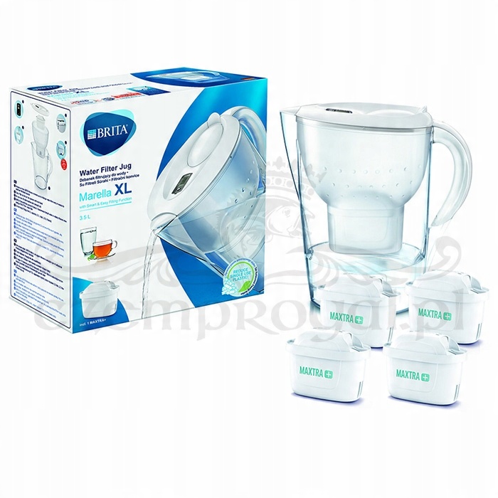 

Dzbanek Brita Marella Biała XL +4x Maxtra+ Pp