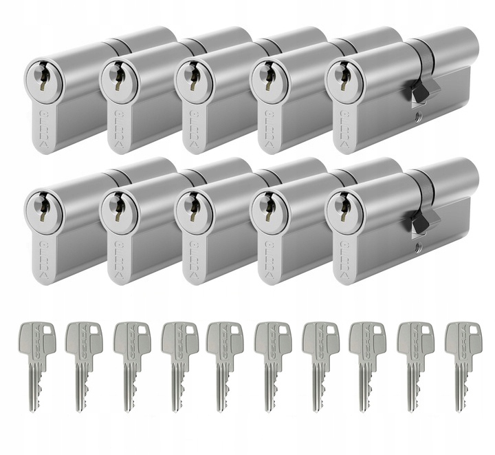 Komplet wkładek na jeden klucz Gerda WKE1 System 35/45 10 szt.