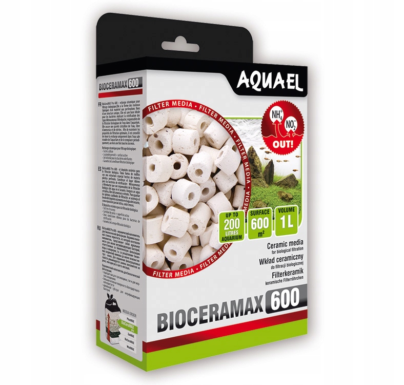 

Aquael Bioceramax 600 1L Wkład Ceramiczny Bio