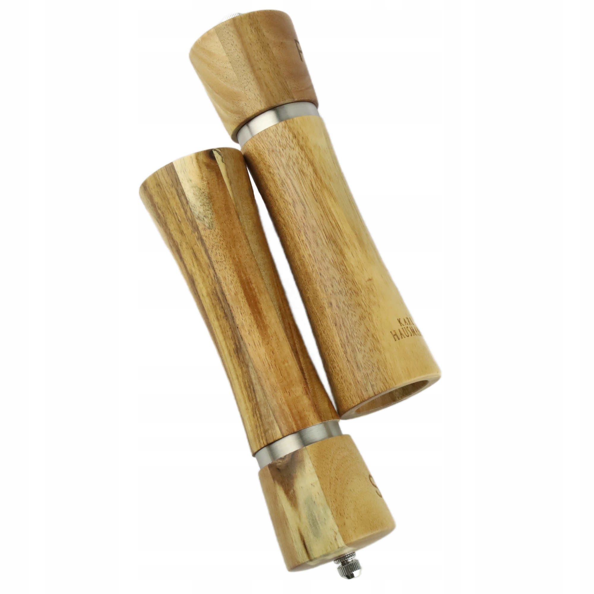 ZESTAW RĘCZNYCH MŁYNKÓW DO MIELENIA SOLI PIEPRZU PRZYPRAW DREWNIANE