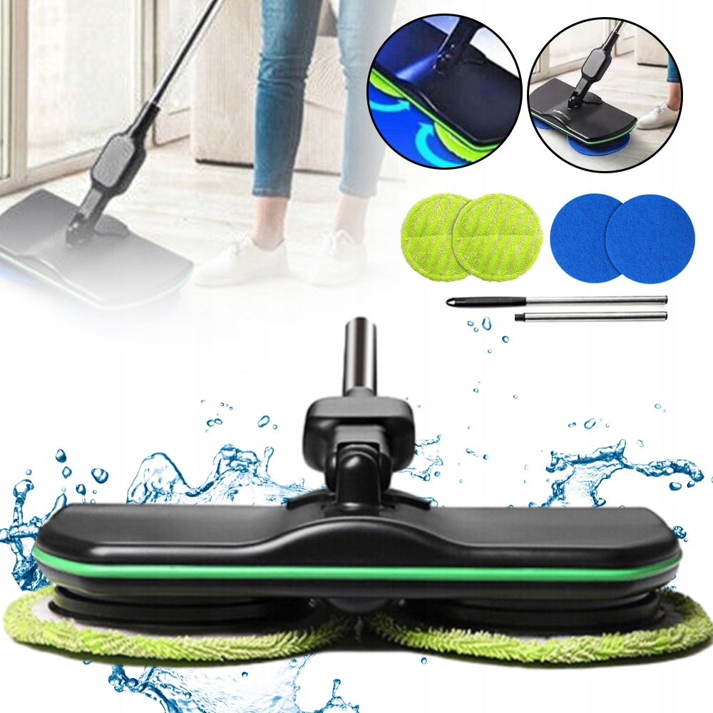 Bezdrátový Elektrický Mop, Podlahový Mop, Čistič Podlah