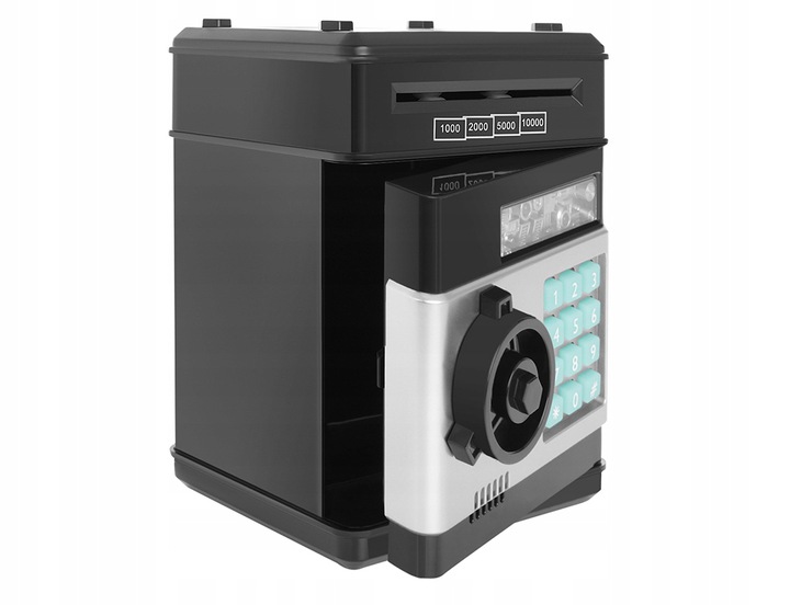 SKARBONKA SEJF Wpłatomat Monet Banknotów na PIN Marka bez marki