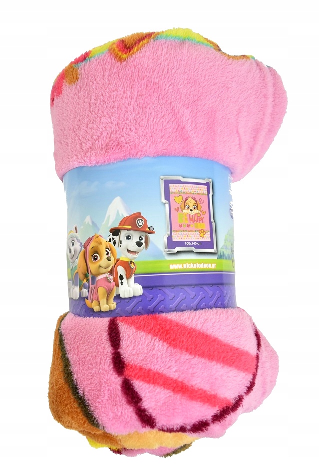 kocyk koc miś coral PSI PATROL SKYE 100x140 cm EAN (GTIN) 5204679124431