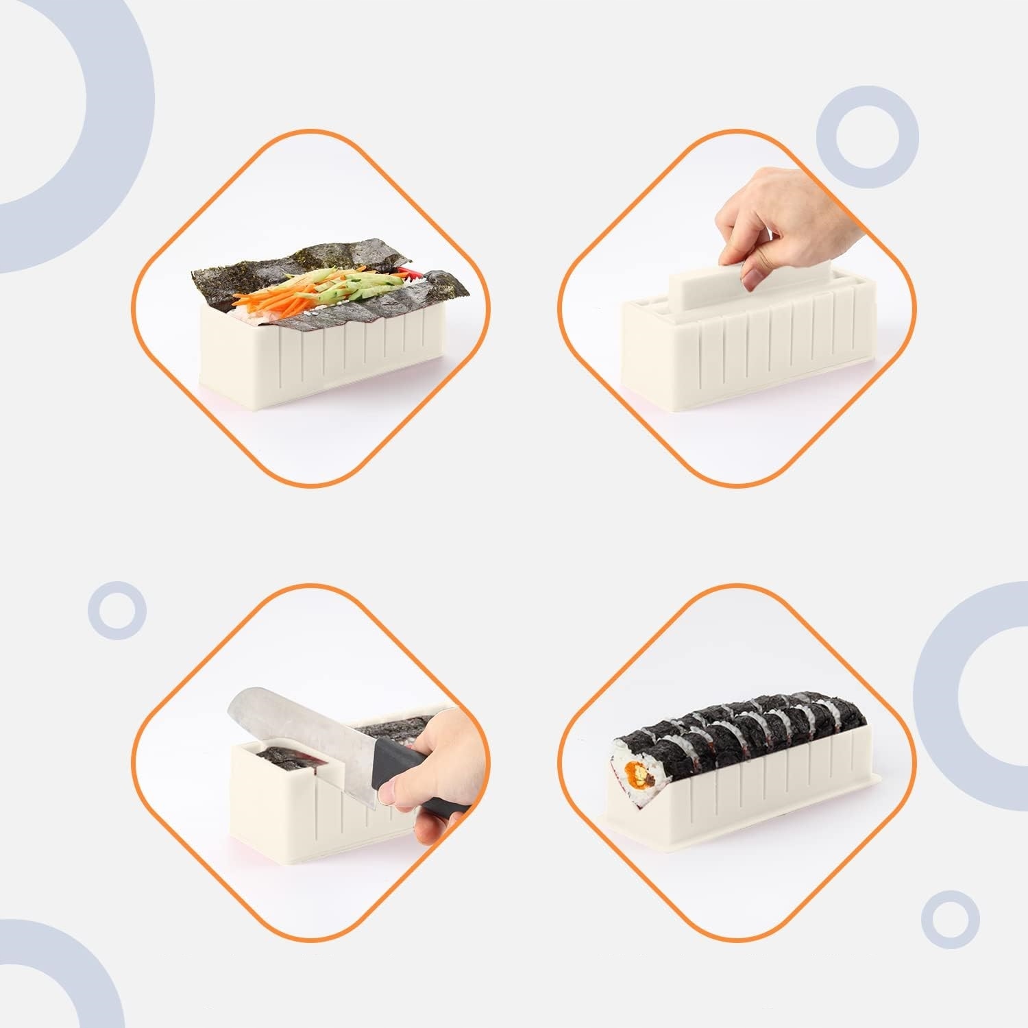 ZESTAW DO ROBIENIA SUSHI MASZYNKA PRODUKTY MATA 11 Liczba osób inna