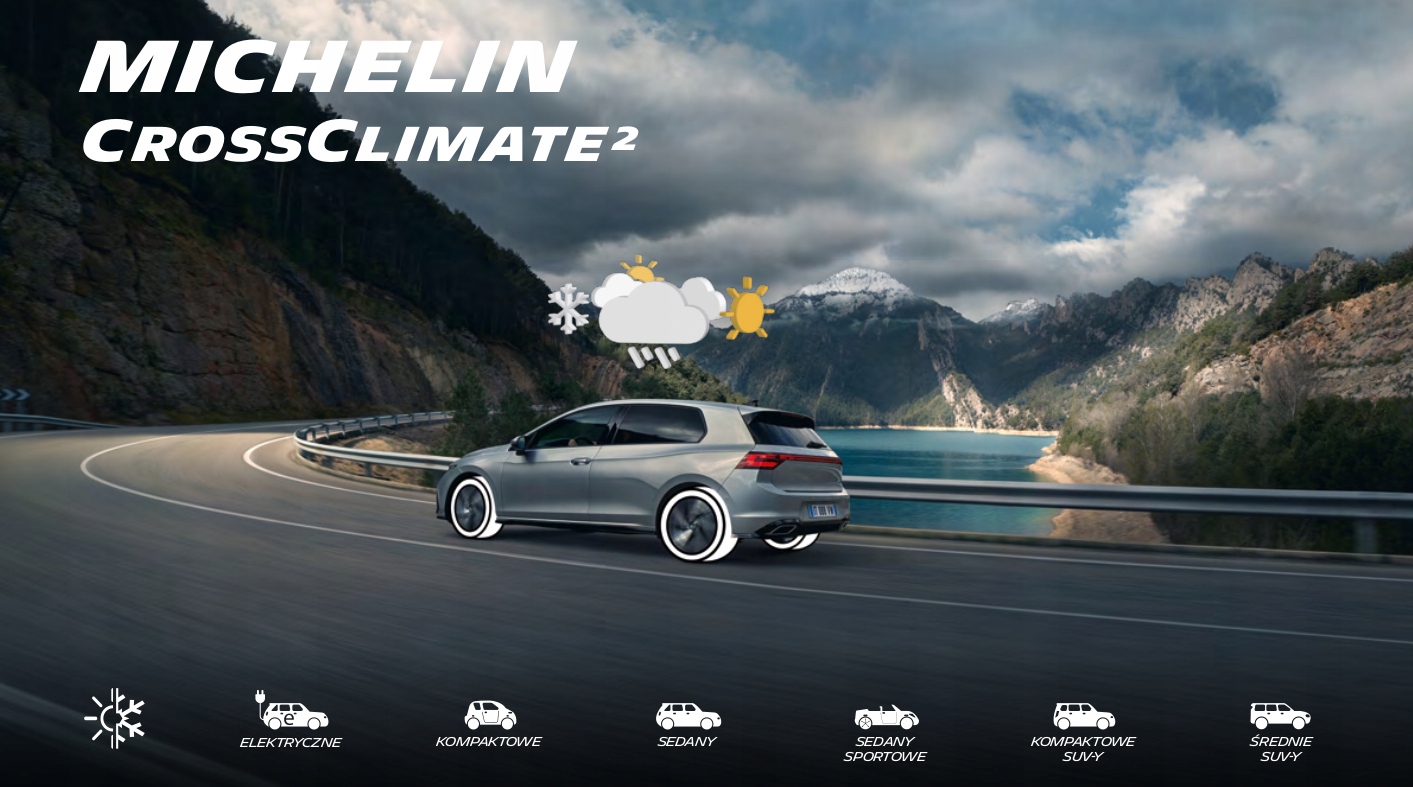 4x MICHELIN 205/55R16 91W CrossClimate 2 całoroczn Waga produktu z opakowaniem jednostkowym 32 kg