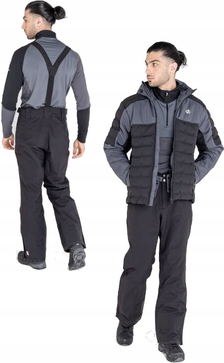 Męskie spodnie narciarskie Dare2B DMW486R 800 czarny XXL