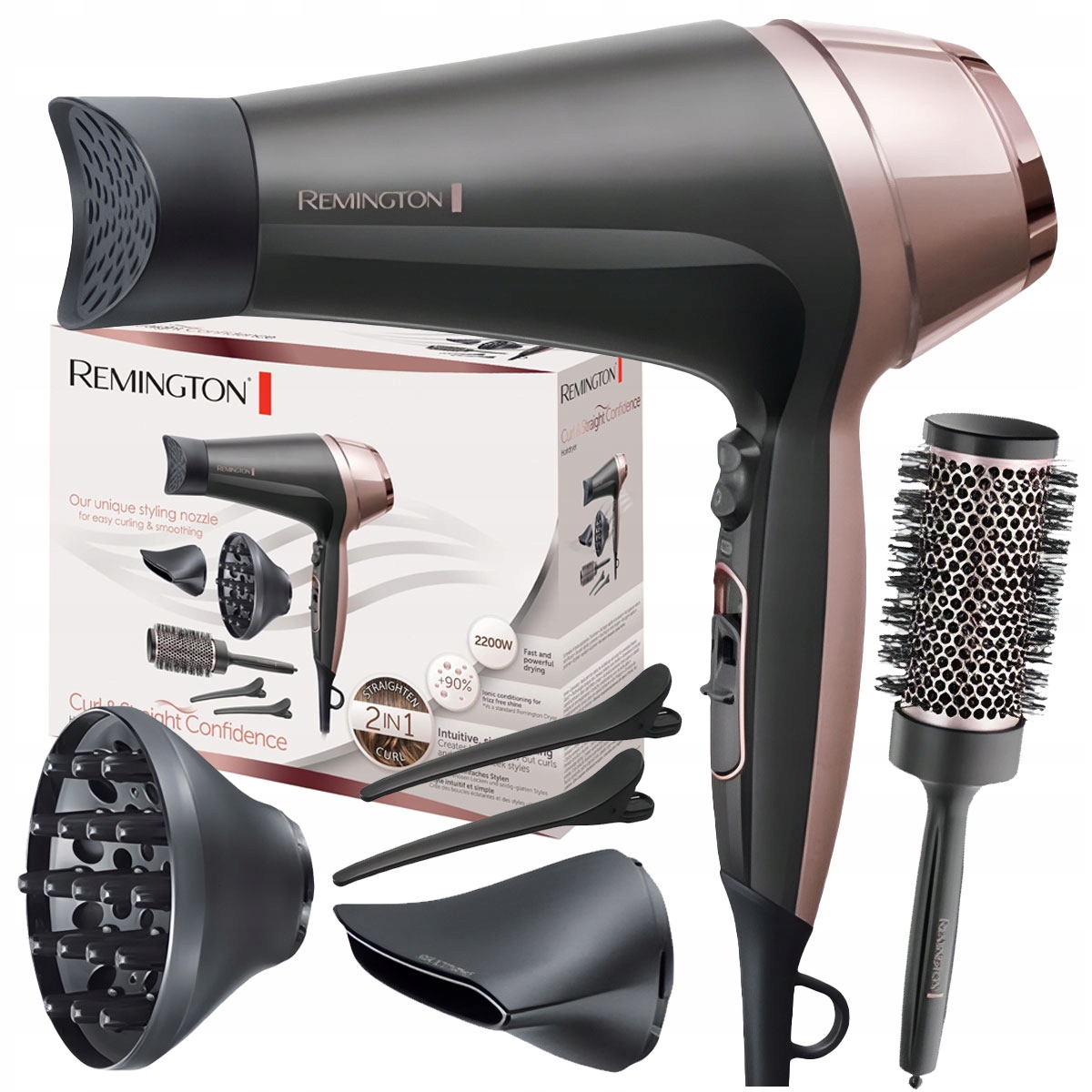 Remington D5707 Ionizační vysoušeč vlasů 2200W Confidence Pro