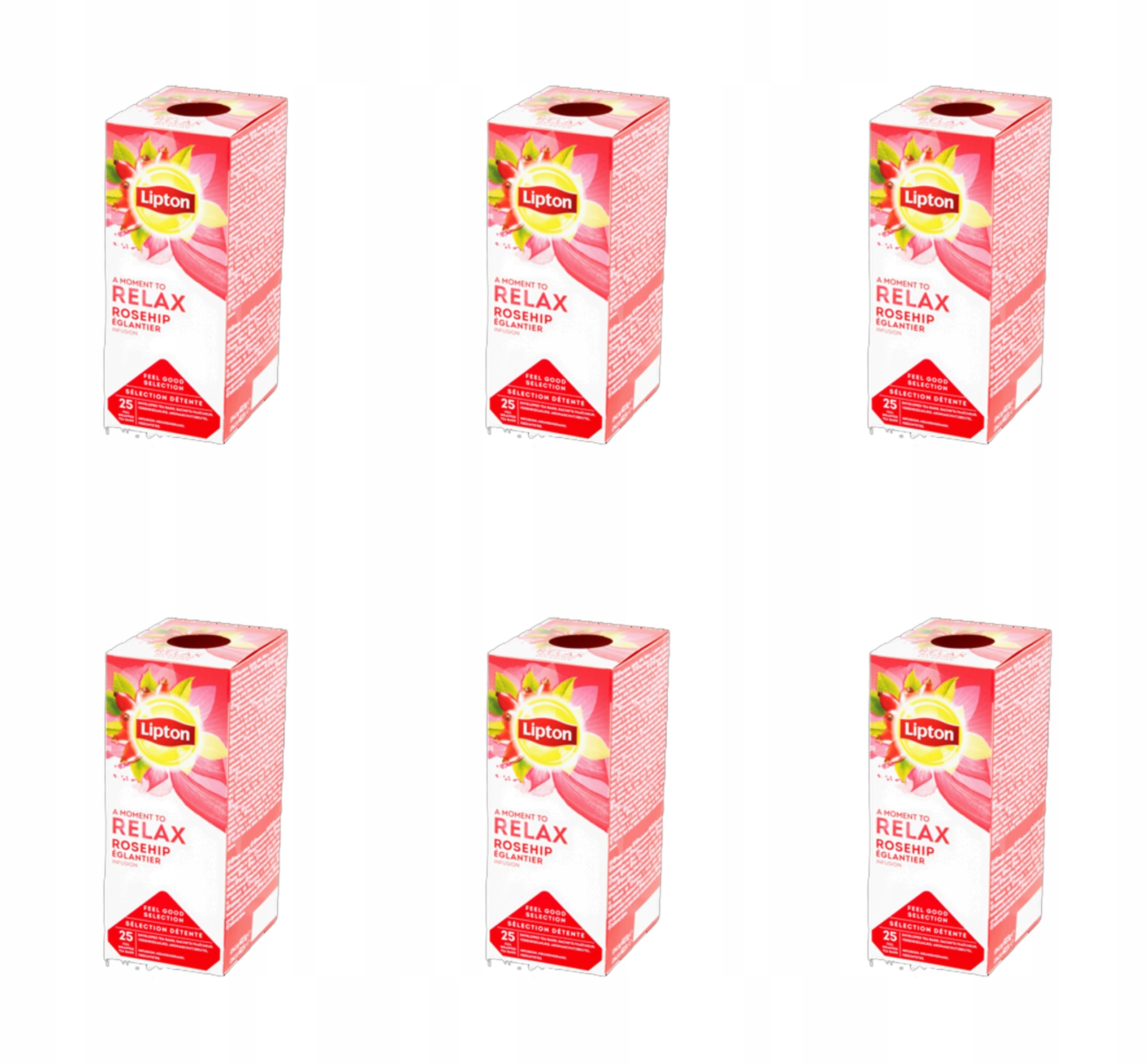 Lipton Classic Rosehip (růže)25 obálek X6