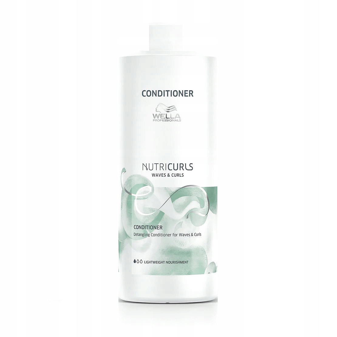 Wella Nutricurls Waves&Curls – kondicionér pro kudrnaté a vlnité vlasy 1 l