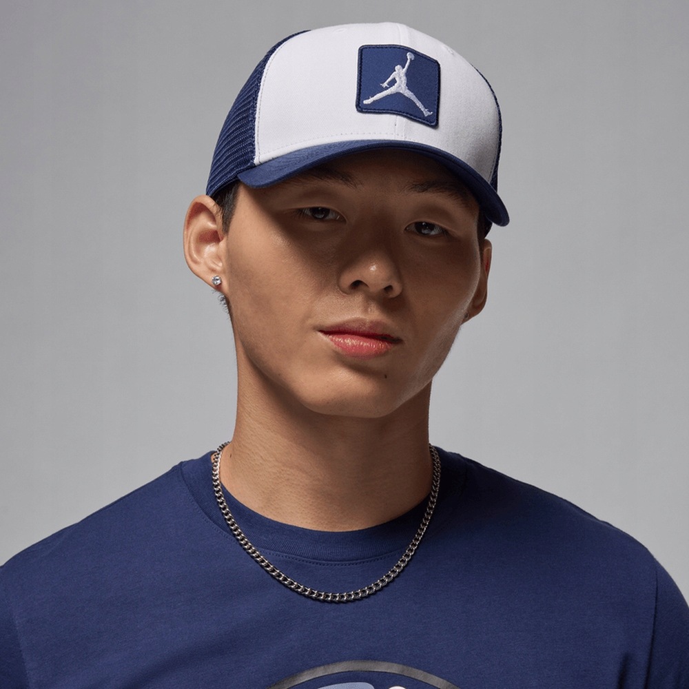 Jordan Rise Jumpman Trucker Čepice Bílá Modrá