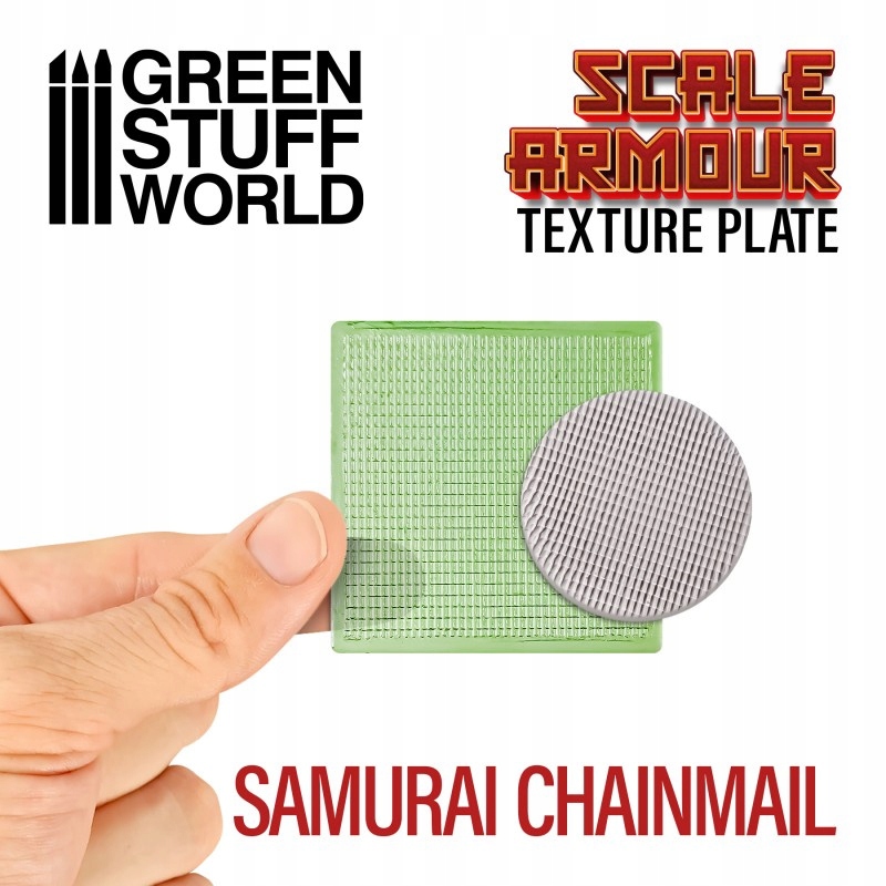 Green Stuff Texture Plate Samurai Chainmail