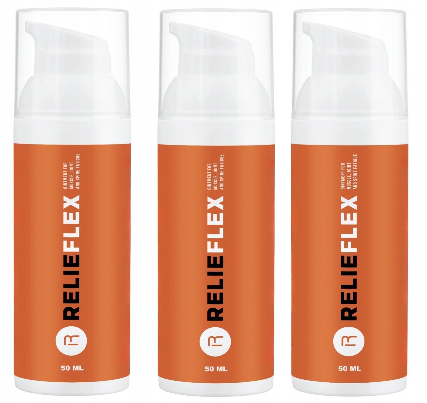RelieFlex Silna maść na regenerację mięśni, stawów i kości 50 ml x3 Zestaw