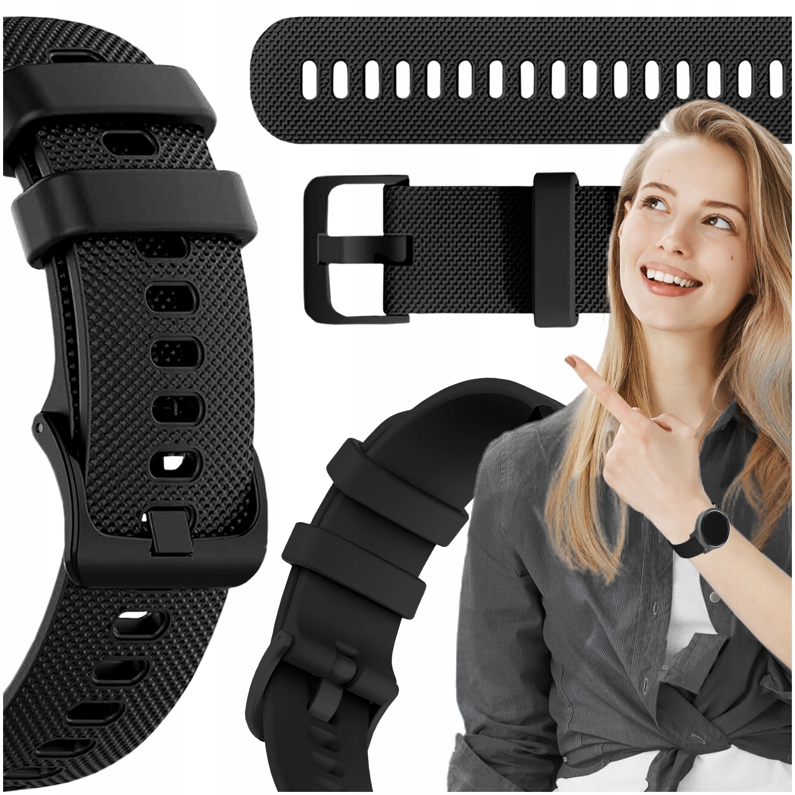 Pasek do Garmin Forerunner 255S 265S Venu 2S 3S Vivomove 3S Vivoactive 4S