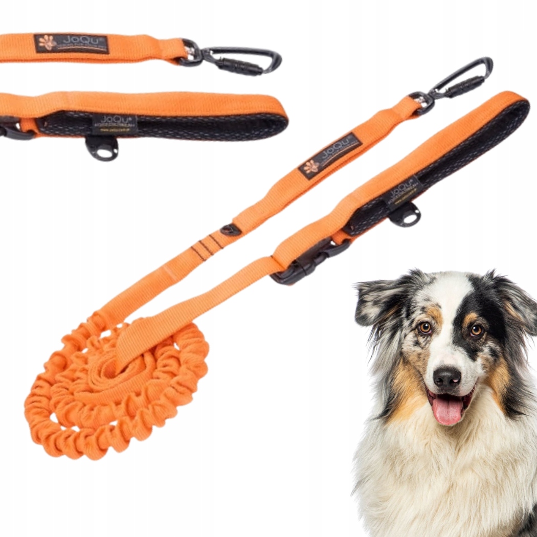 Vodítko S Tlumičem JoQu Ultra Strong Runners oranžová