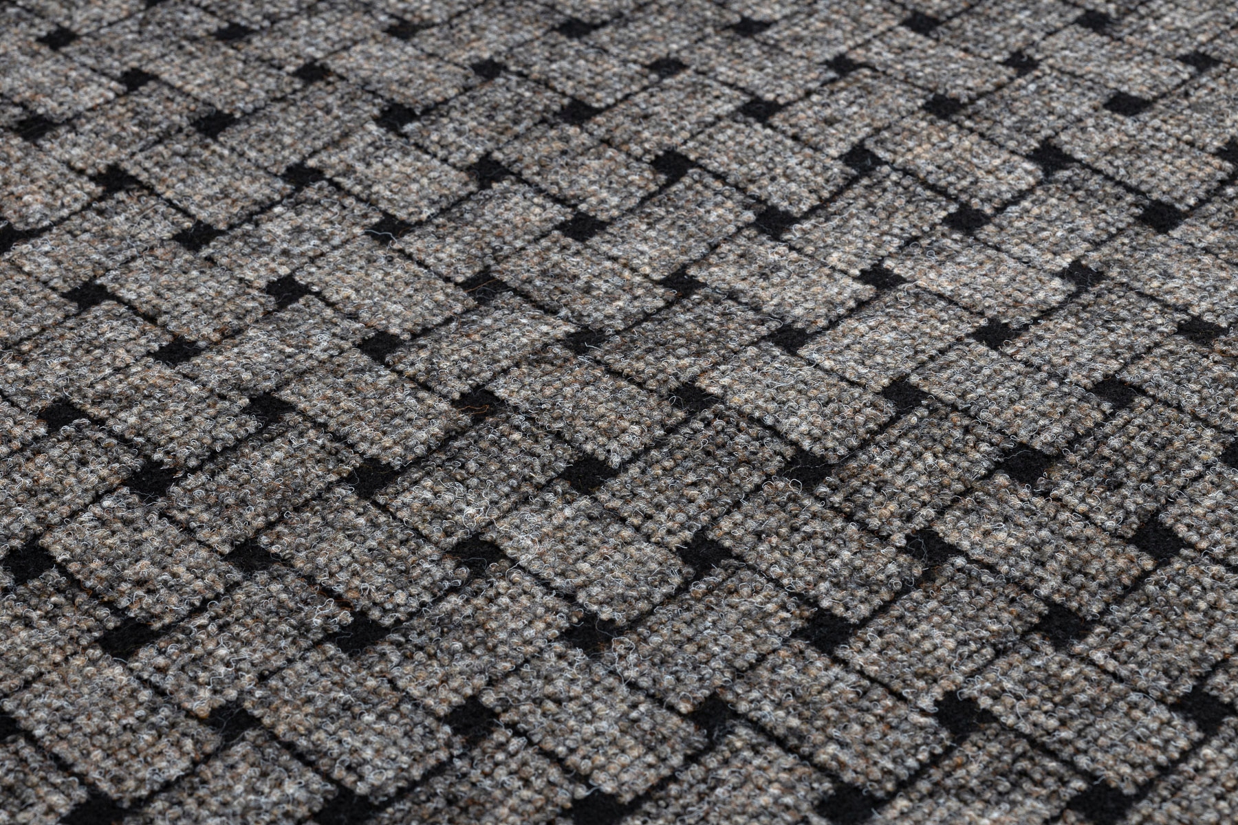 Podgumovaná rohožka Vectra béžová Univerzální Mřížka Svetr 100x310 cm