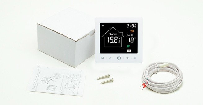 TERMOSTAT POKOJOWY WIFI CYFROWY REGULATOR TEMPERATURY LCD APLIKACJA 16A Marka inna