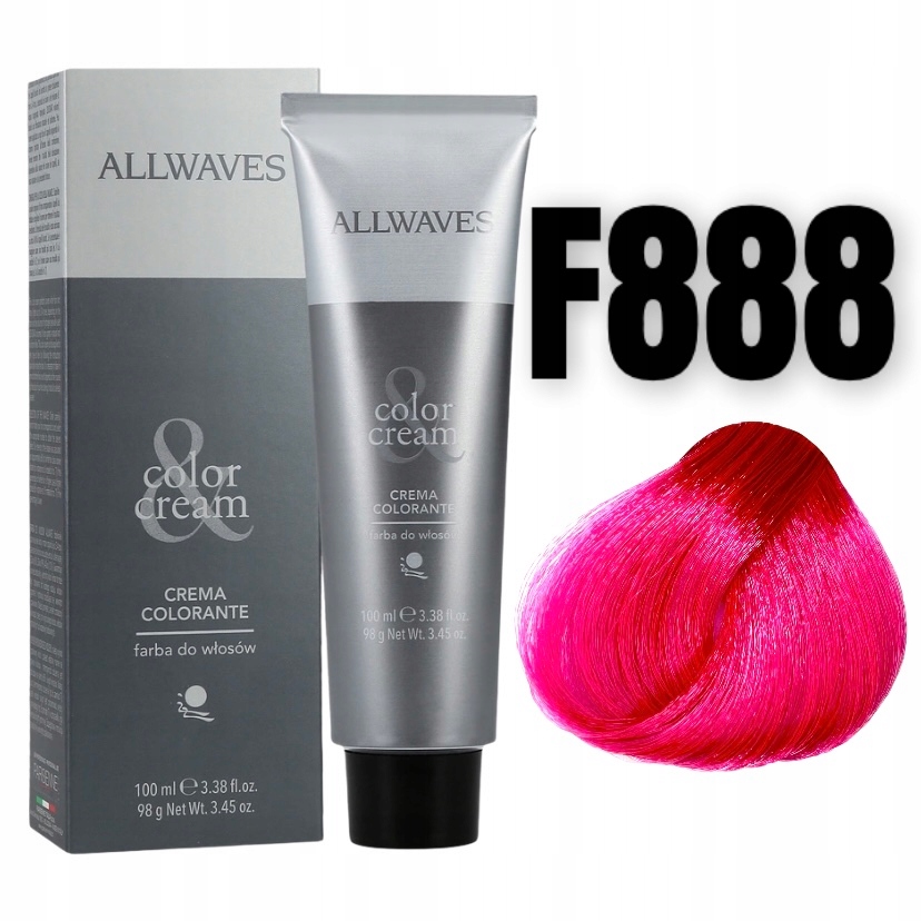 

Allwaves Color Cream F888 100ml Farba Do Włosów