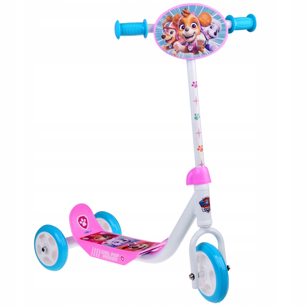 Hulajnoga 3-kołowa dla dzieci 20 kg Psi Patrol Różowa SP0854