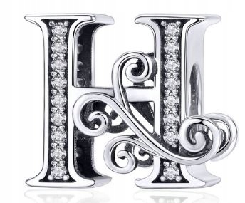 Charms Písmeno H Přívěsek Písmeno H stříbro 925