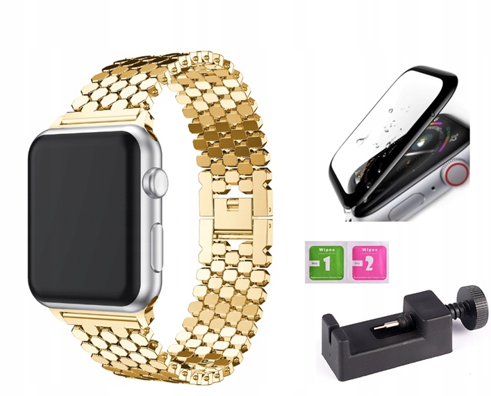 

Bransoletka Pasek Do Apple Watch 38/40/41/SE Szkło